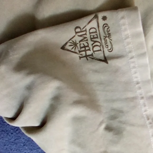 Crazy Shirts Presents Hemp Tonic Graphic T-Shirt - Tan Green - Picture 6 of 8